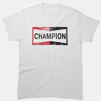 #ad Vintage Champion Logo Classic T Shirt