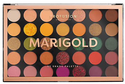 #ad 35 Shade Eyeshadow Palette Marigold