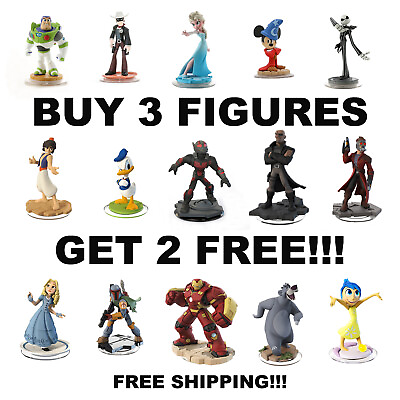#ad Disney Infinity Figures 1.0 2.0 3.0 Pick Your Figures Buy 3 Get 2 Free
