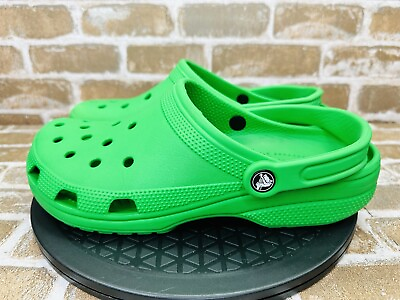 #ad Crocs Classic Green Grass Slip On Comfort Clogs Shoes Men Size 10 Womens Size 12