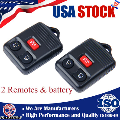 #ad 2 Replacement Keyless Entry Remotes For Ford F150 F250 Keyless Transmitter Alarm