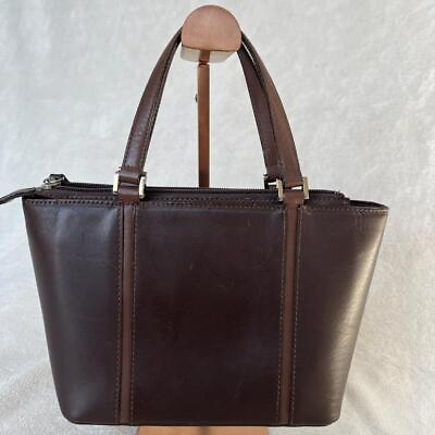 #ad Burberry Mini Handbag Nova Check Leather Tote Brown
