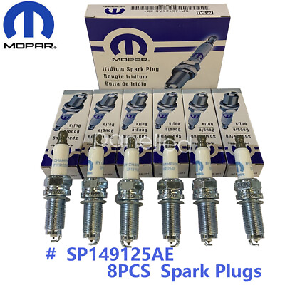 #ad OEM 6X Mopar Iridium Spark Plugs SP149125AE For 2011 2021 Dodge Jeep 3.6L Engine