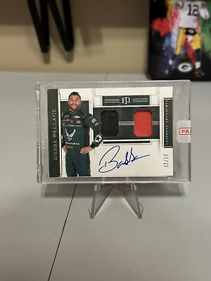 #ad Bubba Wallace National Treasures 2020 25 Patch Auto
