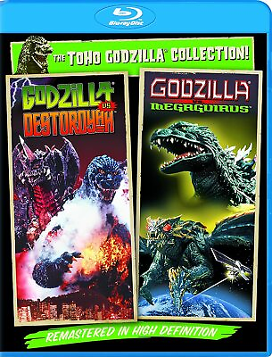 #ad New Godzilla: vs. Destoroyah amp; vs. Megaguirus Blu ray