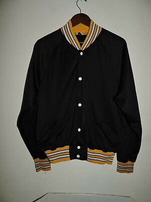#ad Vintage BIKE Brand Jacket Retro Large Steelers colors