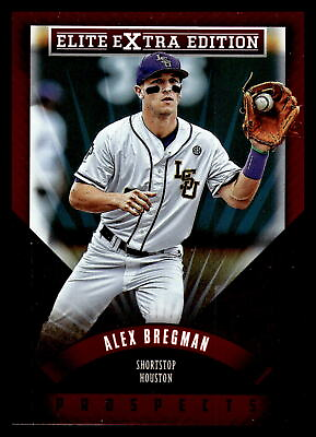#ad 2015 Panini Elite Extra Edition #3 Alex Bregman Houston Astros Baseball Card