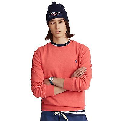 #ad Polo Ralph Lauren Mens Crewneck Pullover Sweatshirt Highland Rose Heather XL