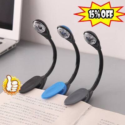 #ad Clip On Book Laptop LED Light Flexible Folding Reading USB HOT Lamp Book