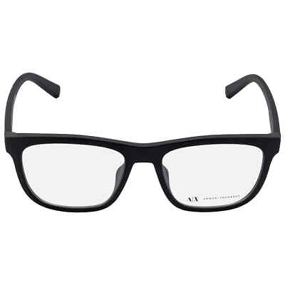 #ad Armani Exchange Demo Rectangular Men#x27;s Eyeglasses AX3050F 8078 55 AX3050F 8078