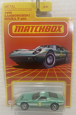 #ad MATCHBOX METAL Retro Series 1966 Lamborghini Miura P 400 #1 of 12 GP J04 4B10