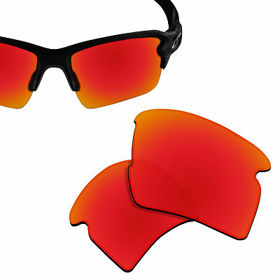 #ad Anti Scratch Polarized Replacement Lens for OAKLEY Flak 2.0 XL Orange Red $12.69