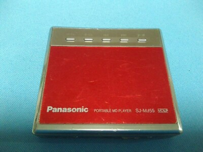 #ad Panasonic SJ MJ55 Portable MD Player Walkman Personal MiniDisc Recorder Good