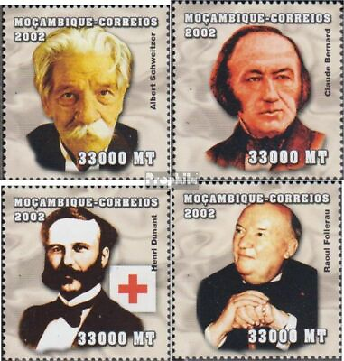 #ad Mozambique 2548 2551 mint MNH 2002 Personalities
