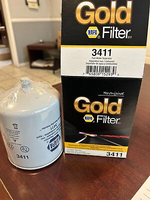 #ad NAPA GOLD FUEL water seperator FILTER 3411 NEW IN BOX