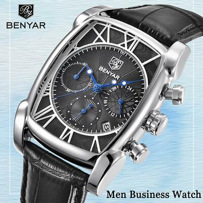 #ad Chronograph Mens Watches Quartz Business Wristwatches Sport Waterproof