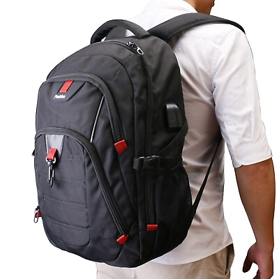 #ad Laptop Backpack Bag Anti Theft Extra Large 18quot; Men Travel School Waterproof Bag
