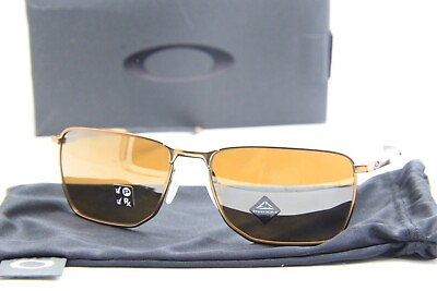 #ad NEW OAKLEY OO4142 0558 EJECTOR BRONZE POLARIZE AUTHENTIC FRAMES SUNGLASSES 58 16