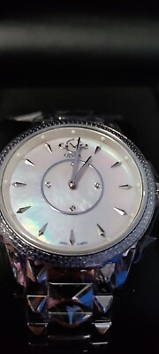 #ad Gv2 By Gevril Women#x27;s 11700 424 Carrara Diamonds Limited Edition Steel Watch