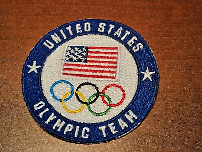 #ad U.S.A Olympic 3quot; Iron On Embroidered Patch FREE Shipping