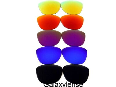 #ad Galaxy Replacement Lenses For Oakley Frogskins Blackamp;Blueamp;Purpleamp;Redamp;Gold 5PAIR