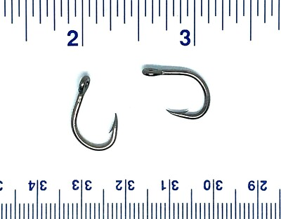 #ad 100 GT 4X L319 Black Nickel Live Bait Fish Hooks size 6 100 hooks $10.49