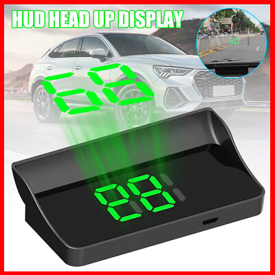 #ad Latest Big Font MPH Car Digital GPS HUD Speedometer Head Up Display Speedometer#
