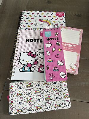 #ad Hello Kitty notebook notepad pencil pouch bundle set
