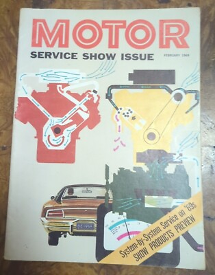 #ad MOTOR Magazine 1969 FEBRUARY VINTAGE MOTOR SERVICE SHOE ISSUE