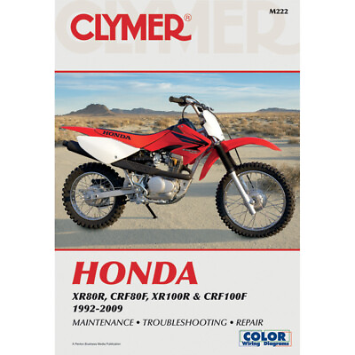 #ad CLYMER Physical Book for Honda XR80R CRF80F XR100R and CRF100F 1992 2009 M222