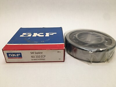 #ad SKF NU310ECP Cylindrical Roller Bearing 50x110x27mm NU310 NU 310 ECP Germany