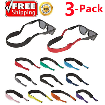 #ad 3 Pack Sports Sunglasses Strap Neck Cord Eyeglass Glasses String Lanyard Holder $4.25
