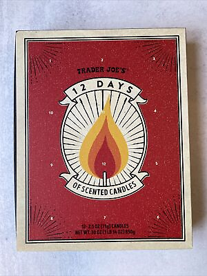 #ad Trader Joe#x27;s 12 Days Of Scented Candle 12 2.5Oz Gift Set NEW $75.00