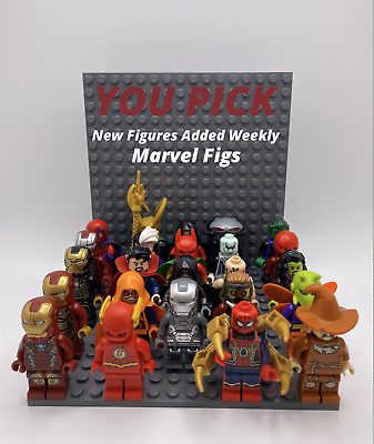 #ad LEGO Marvel Super Heroes Minifigures YOU PICK Ironman Hawkeye Hulk Ultron