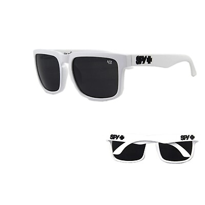 #ad New Spy Sunglasses Men Classic Ken Block Unisex Square White NO BOX
