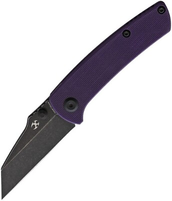 #ad Kansept Knives T2015A6 Little Main Street 2.25quot; 154Cm Blade Purple Folding Knife