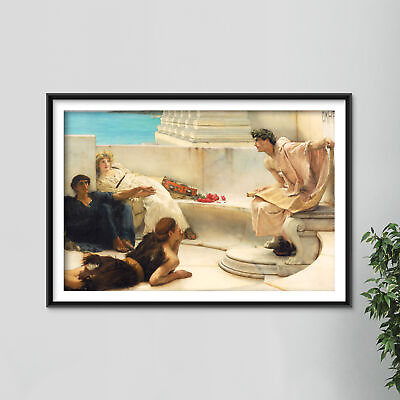 #ad Lawrence Alma Tadema A Reading from Homer 1885 Poster Painting Art Print