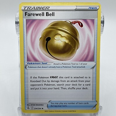 #ad Farewell Bell Non Holo Uncommon Item 234 264 Pokémon TCG Fusion Strike NM M