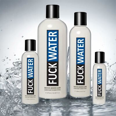 #ad FuckWater Original Creamy Water Based Lubricant Choose your size