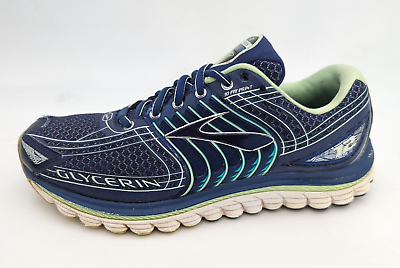 #ad Brooks Glycerin 12 Navy Athletic Running Shoes 1201601B453 Women#x27;s US 8.5 B M