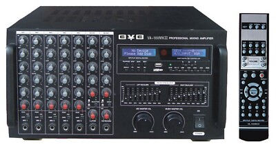 #ad BVB VA 100MKII Professional DJ KJ 3000W Mixing Amplifier W EQ HDMI Bluetooth