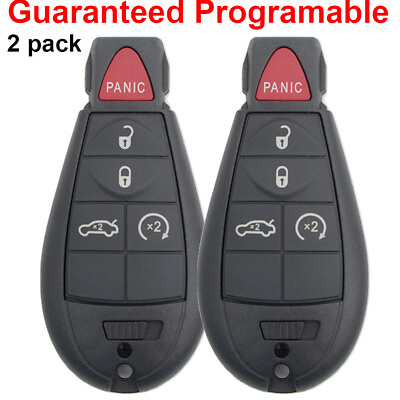 #ad 2 For 2008 2009 2010 2011 2012 2013 Dodge Charger Keyless Entry Remote Key Fob