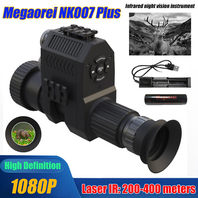#ad Megaorei NK007 Plus Laser IR Night Vision Monocular Hunting Telescope Video Cam