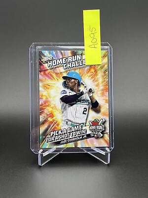#ad 2024 Topps Series 1 Home Run Challenge Code Jazz Chisholm Jr. A095