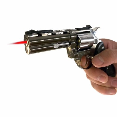 #ad 2024 NEW Pistol Shaped Gun Lighter Butane Torch LighterWindproof Refillable
