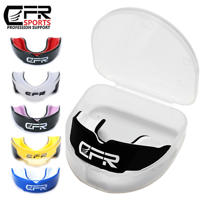 #ad Gum Mouth Guard Shield Case Teeth Grinding Boxing MMA rugby Sports Youth Adult