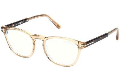 #ad NEW Tom Ford FT5890 B 047 51 Light Brown Other Eyeglasses