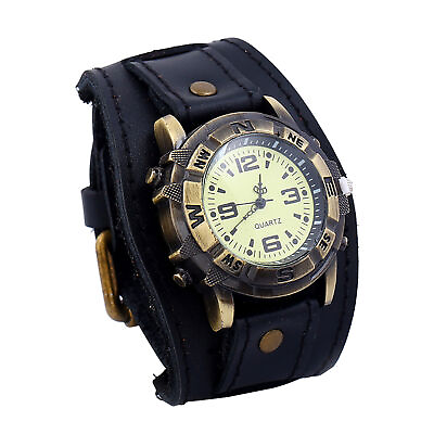 #ad Watch Quartz Movement Durable Faux Leather Quartz Wristwatch Jewelry Accessory