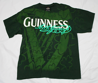 #ad Guinness Mens Short Sleeve T Shirt Size Large