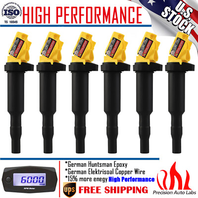 #ad 6 Pack High Performance Ignition Coil for BMW 328i 535i 550i 750i X3 X5 X6 UF592